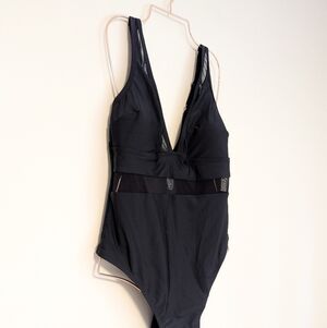 Cupshe Black Mesh One-piece Swimsuit